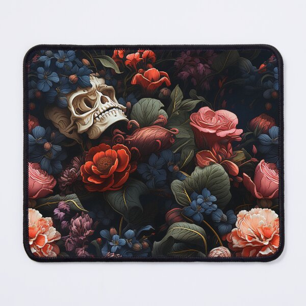 Item preview, Skull And Flowers designed and sold by karsad.