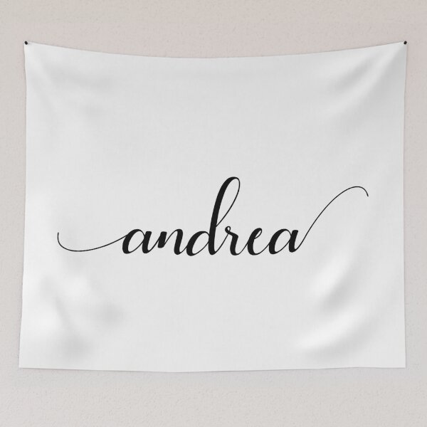 Item preview, Andrea - Custom name on delicate black cursive font designed and sold by To the Lua.