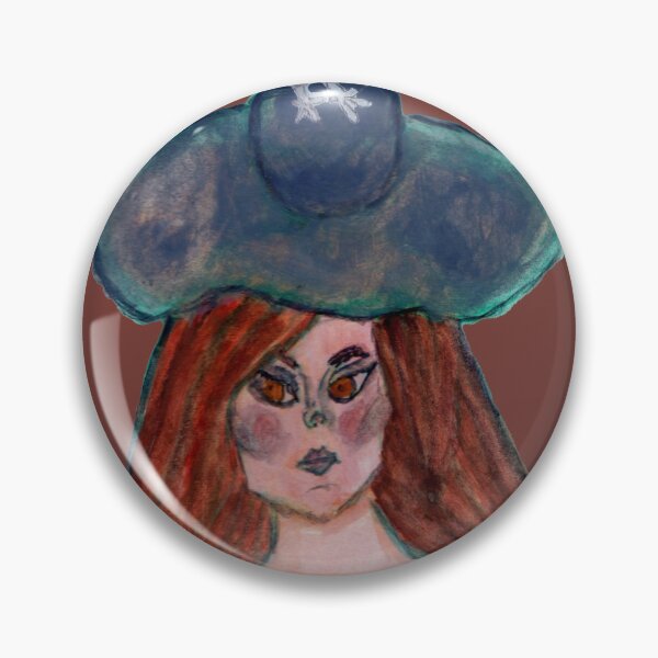 Item preview, Southern Gothic Girl Chicken on Head designed and sold by Endearing Evil Art.