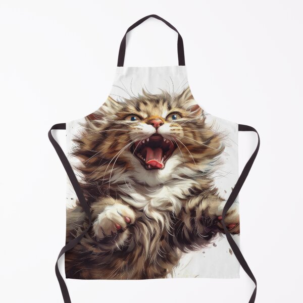 Item preview, Cat with playful paws designed and sold by wolfgangrainer.
