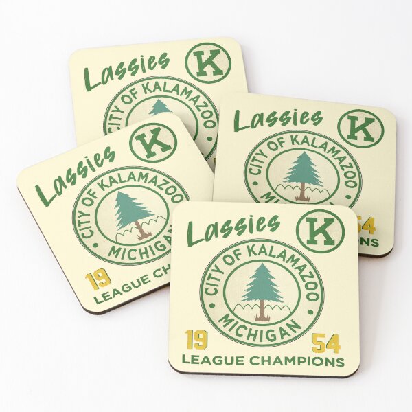 Item preview, Kalamazoo Lassies • AAGPBL Patch • Kalamazoo, Michigan designed and sold by MKE Rhine Maiden  •  Grumble Services, LLC..