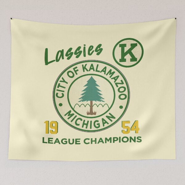 Item preview, Kalamazoo Lassies • AAGPBL Patch • Kalamazoo, Michigan designed and sold by MKE Rhine Maiden  •  Grumble Services, LLC..
