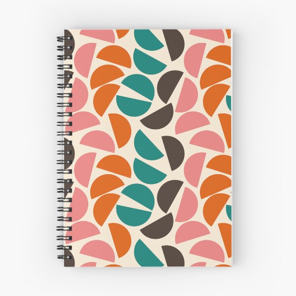 Item preview, Mid Century Modern Half Moon Abstract Pattern designed and sold by darkskydelights.