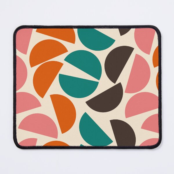 Item preview, Mid Century Modern Half Moon Abstract Pattern designed and sold by darkskydelights.