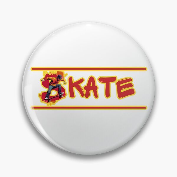 Item preview, Skate - vivid words, red and yellow graphics designed and sold by silent-violin.