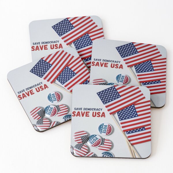 Item preview, Save Democracy  Save USA designed and sold by CapriCreatives.