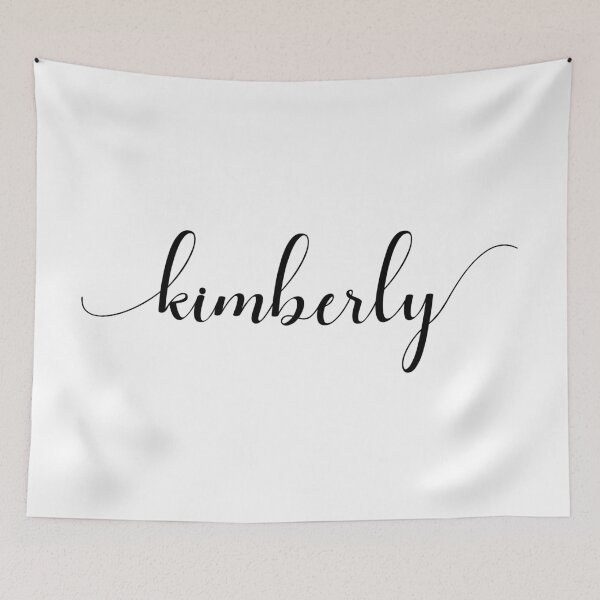 Item preview, Kimberly - Custom name on delicate black cursive font designed and sold by To the Lua.