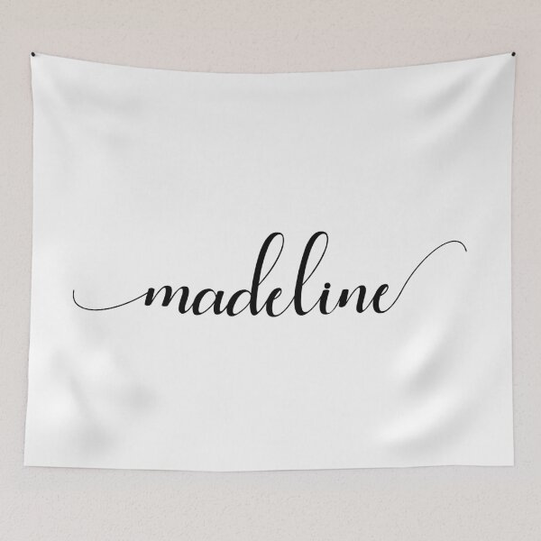 Item preview, Madeline - Custom name on delicate black cursive font designed and sold by To the Lua.