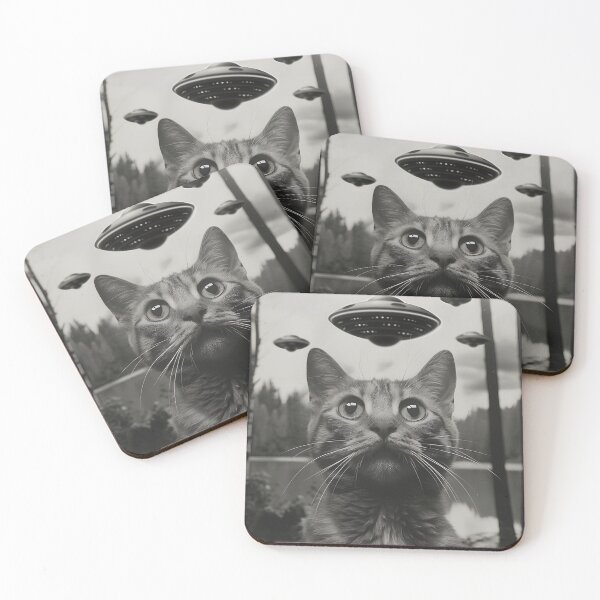 Item preview, Feline Cosmic Observer designed and sold by Viviglow.
