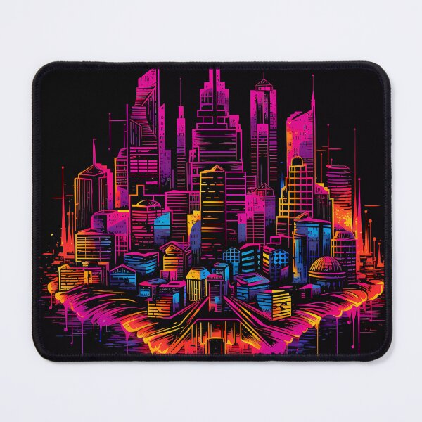 Item preview, “Neon Pulse: Urban Visions” designed and sold by Art-Vortex-fr.