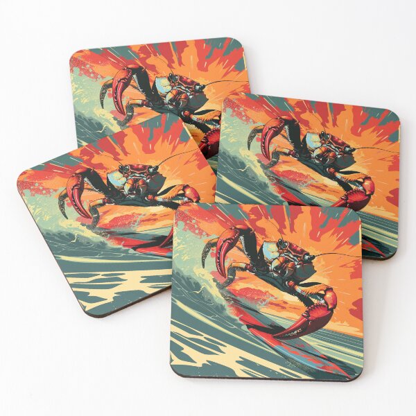 Item preview, The Ultimate Surfing Crab - Feel the Splash! designed and sold by WaveVisions.