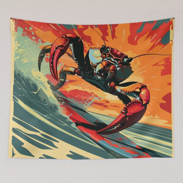 Item preview, The Ultimate Surfing Crab - Feel the Splash! designed and sold by WaveVisions.