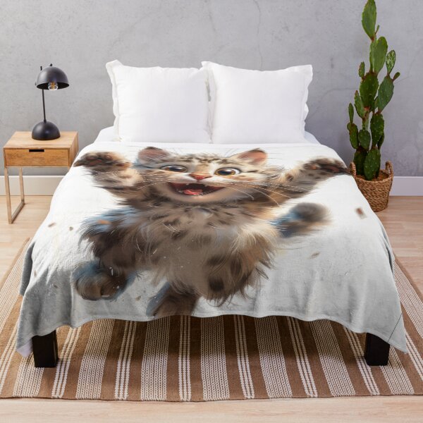 Item preview, Cat with playful paws designed and sold by wolfgangrainer.