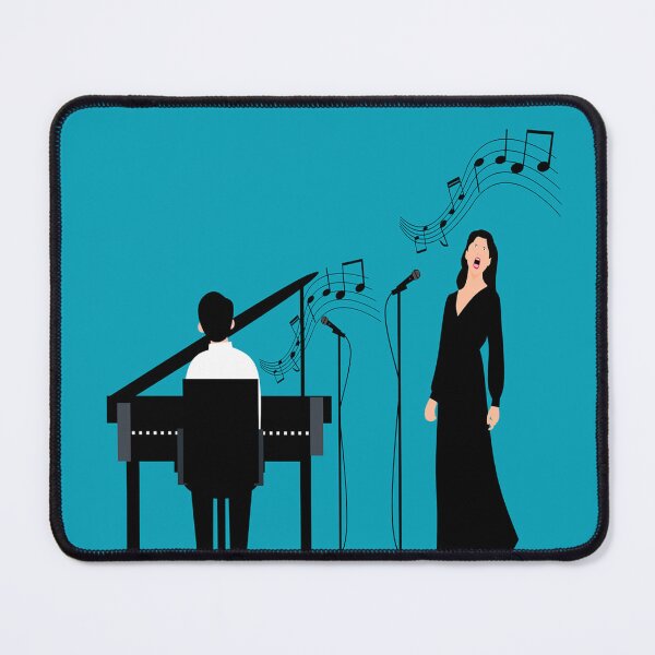 Item preview, A Singer & Her Piano Accompanist designed and sold by BrightrDayMusicArt.