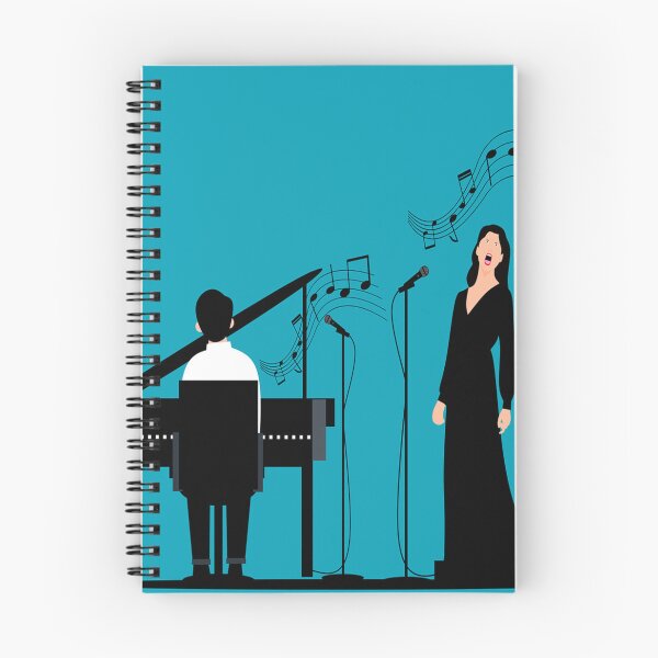 Item preview, A Singer & Her Piano Accompanist  designed and sold by BrightrDayMusicArt.