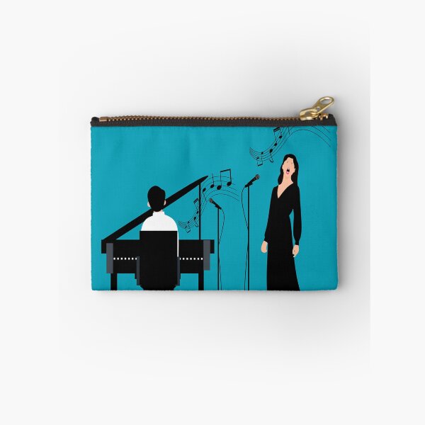 Item preview, A Singer & Her Piano Accompanist  designed and sold by BrightrDayMusicArt.