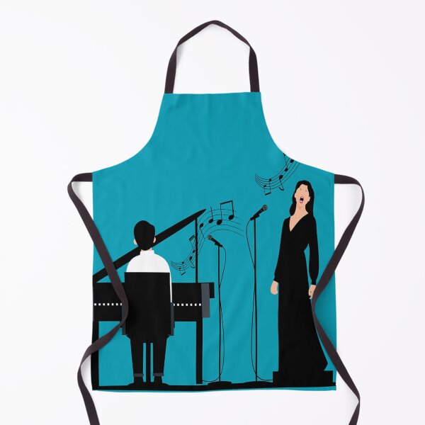 Item preview, A Singer & Her Piano Accompanist designed and sold by BrightrDayMusicArt.