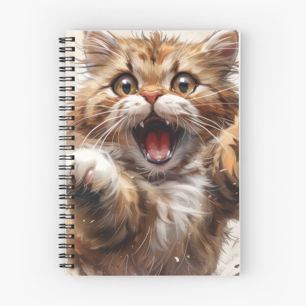 Item preview, Cat with playful paws designed and sold by wolfgangrainer.