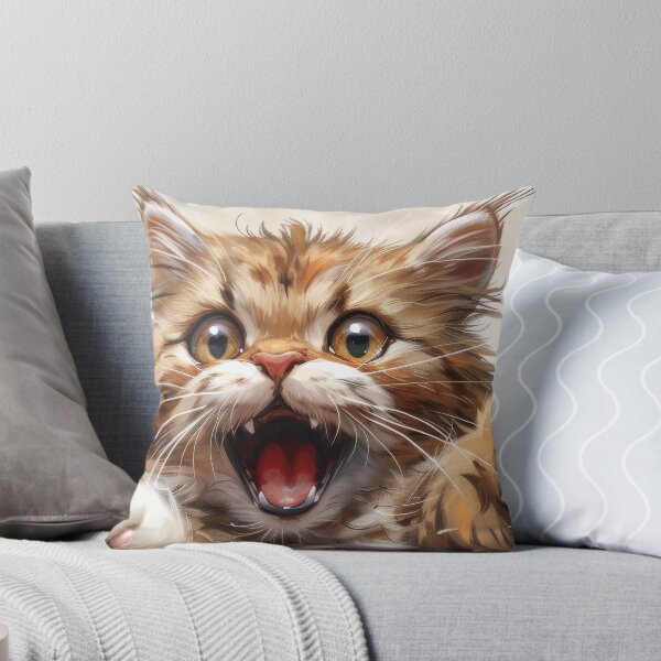 Item preview, Cat with playful paws designed and sold by wolfgangrainer.