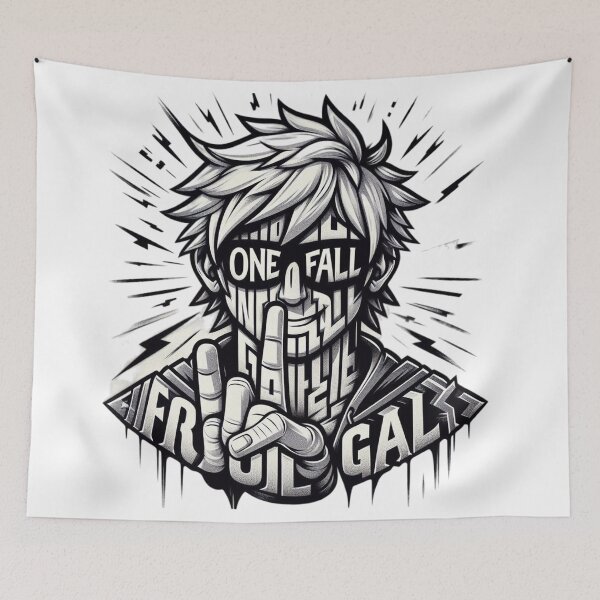 Item preview, One Against All: A Stand for Resilience and Unwavering Spirit designed and sold by aZRaSs.