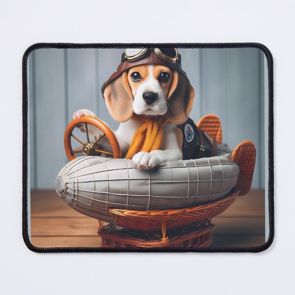Item preview, Airship Pilot Beagle... Up Up And Away In My Beagle Balloon designed and sold by Hall-O-Gram.