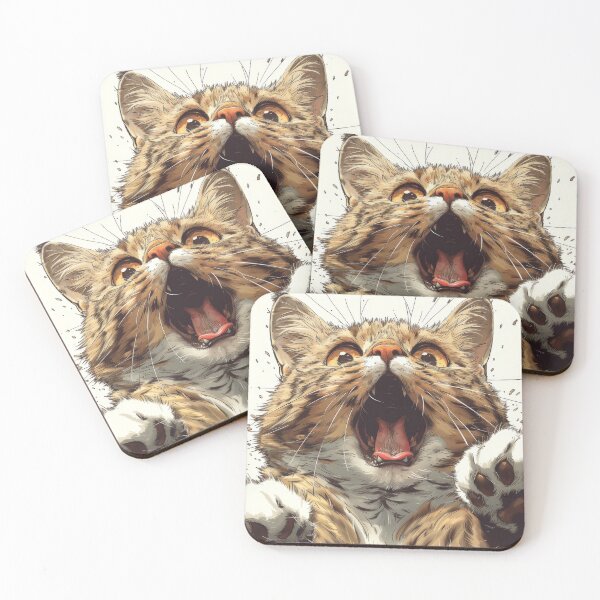 Item preview, Cat with playful paws designed and sold by wolfgangrainer.