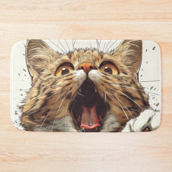 Item preview, Cat with playful paws designed and sold by wolfgangrainer.