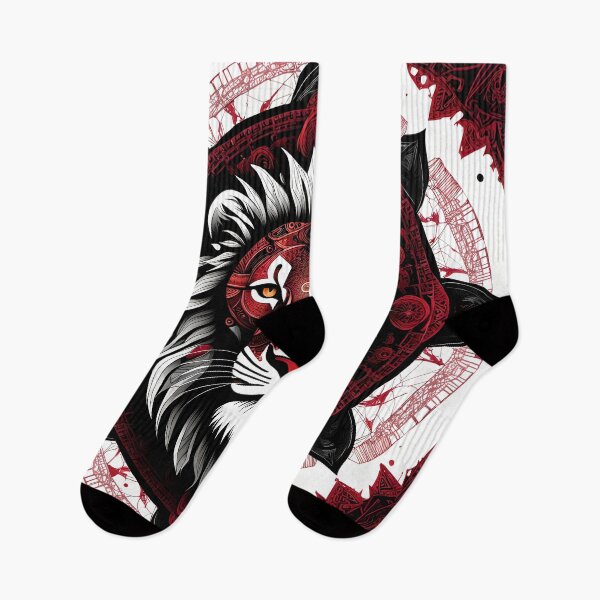 Item preview, Red Lion Mandalas with Exquisite Details designed and sold by MandalasShops.