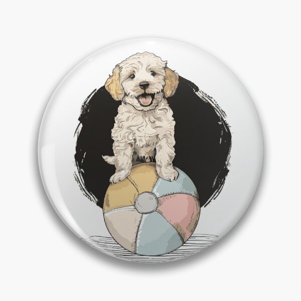 Item preview, Golden retriever puppy with a love phrase designed and sold by Sealsshop.