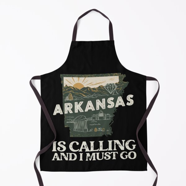 Item preview, Travel quote Arkansas is calling and I must go: Vintage Arkansas travel poster – Retro minimal design for explorers and adventurers designed and sold by pod24.