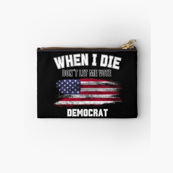 Item preview, Copy of When I die, don't let me vote Democrat sweatshirt, Aesthetic Republican t-shirt, Funny Trump hoodie, Political shirt, Democrat gift designed and sold by Amelia Blanca.