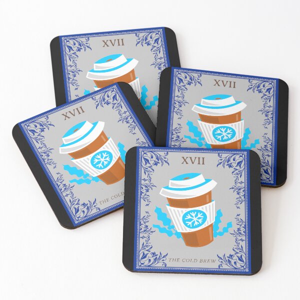 Item preview, Tarot Card - The Cold Brew designed and sold by DesignsbyDugar.