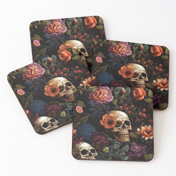 Item preview, Skulls And Flowers designed and sold by karsad.