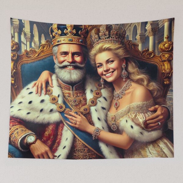 Item preview, Funny Royal Portrait Model 005, King and his Queen designed and sold by Devaland13.