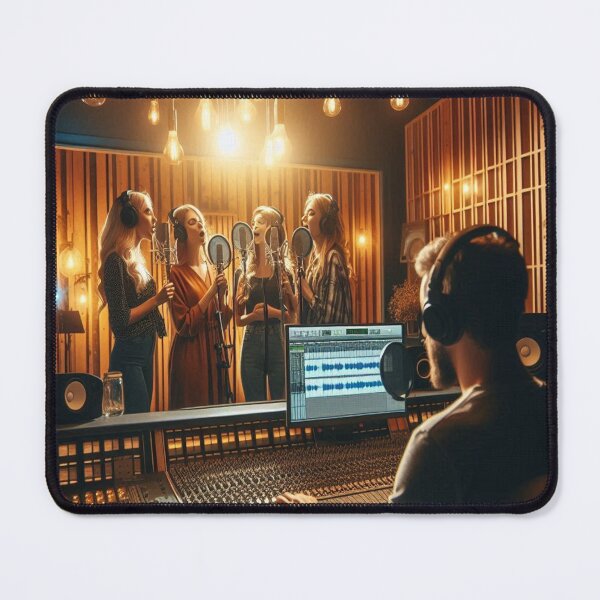 Item preview, Music Recording Studio During A Session AI Generated designed and sold by BrightrDayMusicArt.