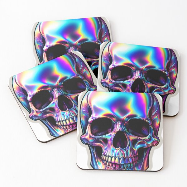 Item preview, Holographic Skull designed and sold by ParryStickers.