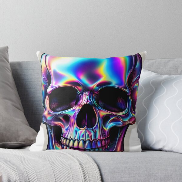 Item preview, Holographic Skull designed and sold by ParryStickers.