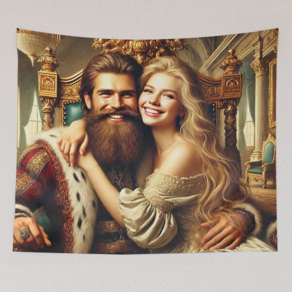 Item preview, Funny Royal Portrait Model 002, King and his Queen designed and sold by Devaland13.