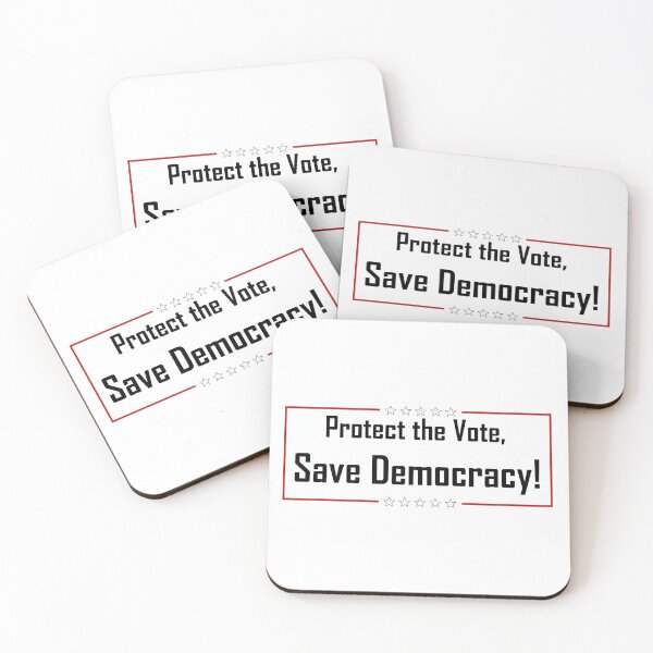 Item preview, Protect the Vote, Save Democracy! designed and sold by FatGiantCat.