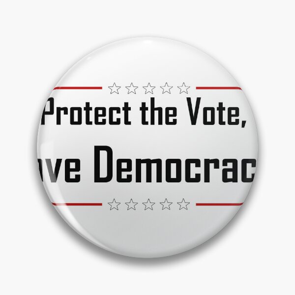 Item preview, Protect the Vote, Save Democracy! designed and sold by FatGiantCat.