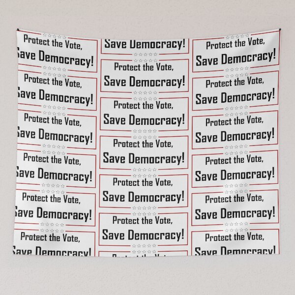 Item preview, Protect the Vote, Save Democracy! designed and sold by FatGiantCat.