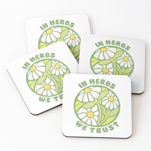 Item preview, In herbs we trust floral graphic with chamomile designed and sold by interico88.
