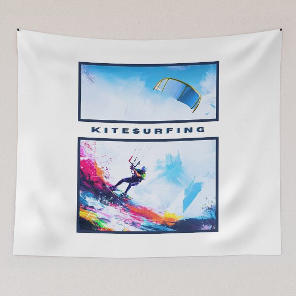 Item preview, The Kitesurfing, vivid graphics, sport designed and sold by silent-violin.