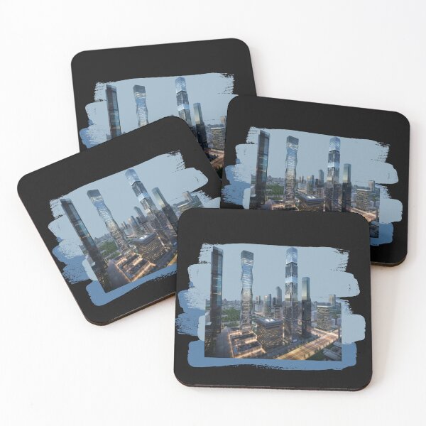 Item preview, landscape of a modern city designed and sold by Moris-shop.
