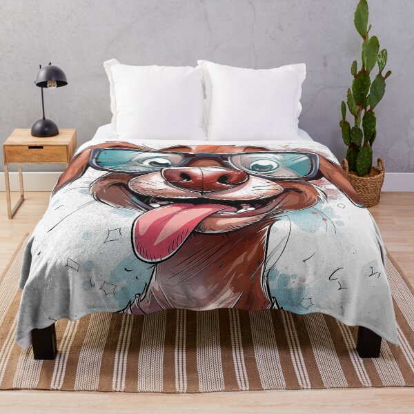 Item preview, Happy dog with glasses designed and sold by Supergaucho84.