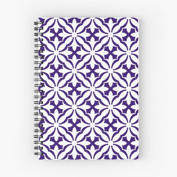 Item preview, Seamless White Floral Pattern on Purple Background designed and sold by Beltmouth.