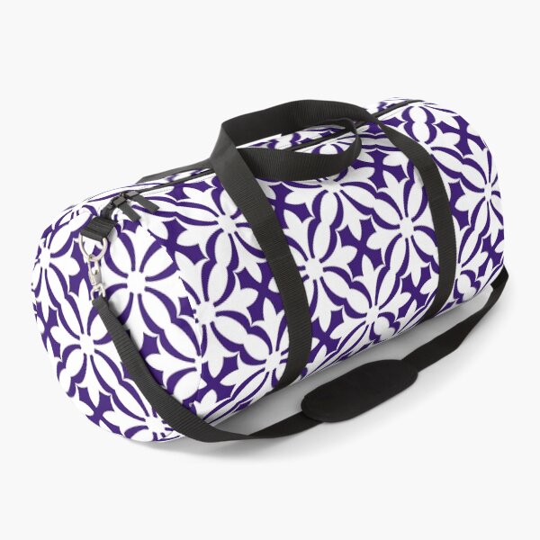 Item preview, Seamless White Floral Pattern on Purple Background designed and sold by Beltmouth.