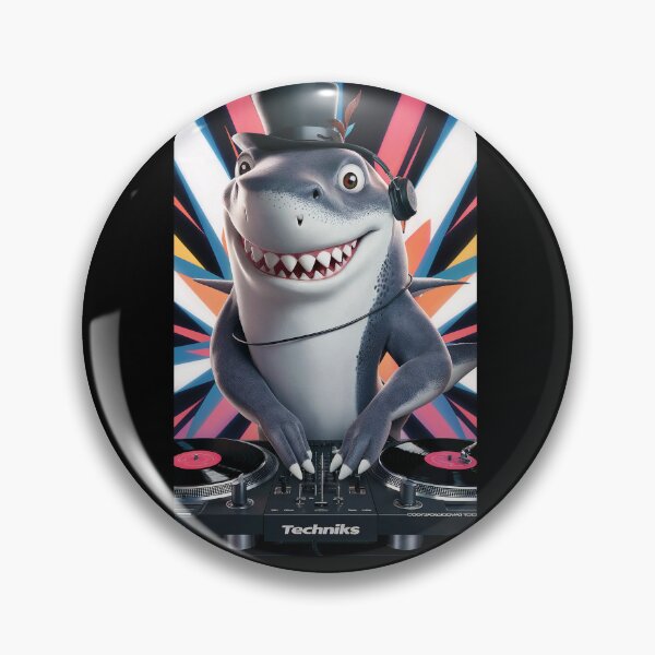 Item preview, Hilarious Shark DJ designed and sold by paulo silveira.