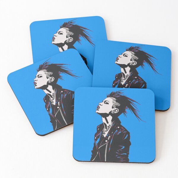 Item preview, Punk Energy Blue designed and sold by [EverNever] Creative Gear Alternatives.