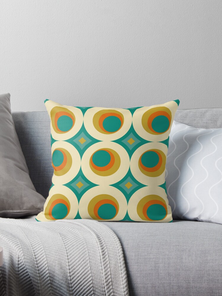 Thumbnail 1 of 3, Throw Pillow, Mid-Century Modern Splash designed and sold by MonstersMashU.